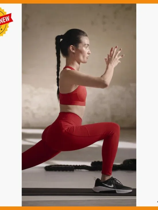 High-Waisted 7/8 Leggings for Women, Activewear, Yoga, Workout - Picture 7 of 7